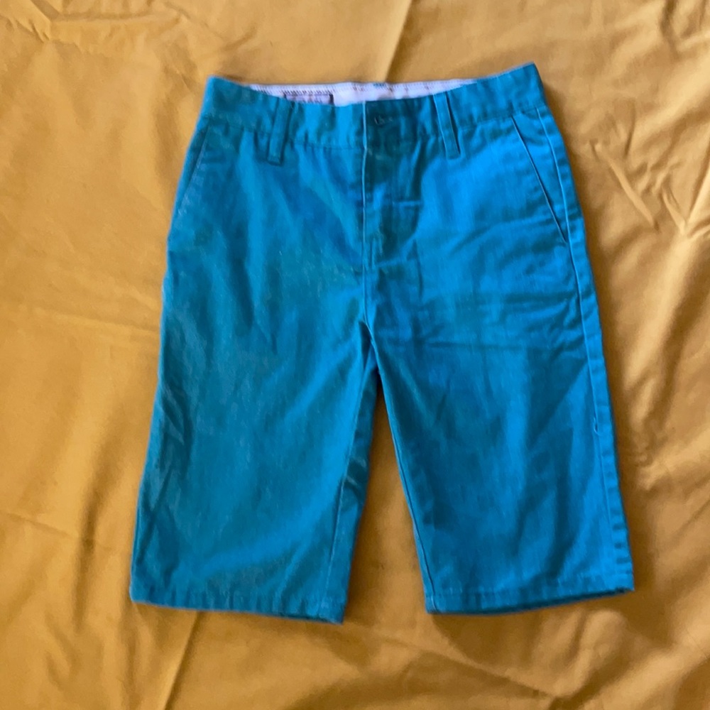KIDS VOLCOM turquoise/aqua colored shorts